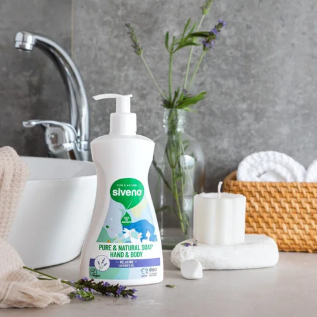 Natürliche Lavendel-Handseife und Körperseife