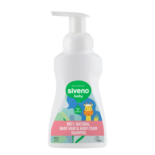 Siveno natürliches schäumendes Babyshampoo